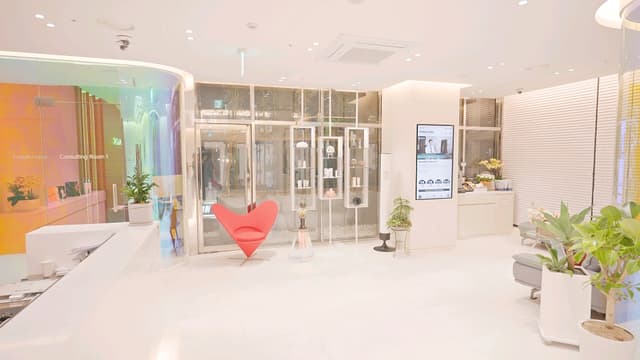 플래티넘의원 정형외과 강남 어깨 전문 클리닉 접수 데스크